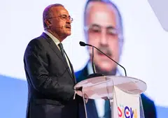 Saudi Aramco president and CEO Amin Nasser delivering his speech at the Singapore International Energy Week. He has pointed out that the cost of replacing fossil fuels with renewables is simply too costly – and therefore, unrealistic.