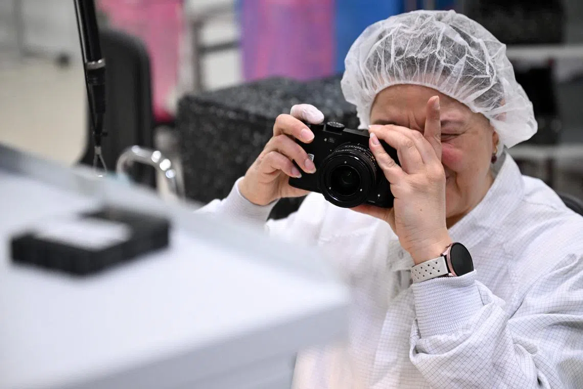 Leica cameras are still assembled by hand in a factory in Wetzlar, north of Frankfurt.