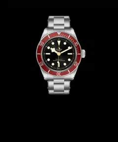 The Black Bay with a burgundy bezel.