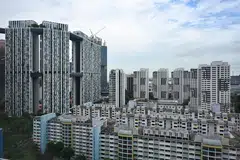Four-room flats at Pinnacle@Duxton, a well-known example of public housing in a very prime location, transacted at S$1.13 million to S$1.45 million in 2024.