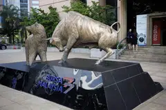 Bursa Malaysia's securities trading revenue is down nearly 20% on the back of lower daily trading volumes amid heightened global uncertainty.