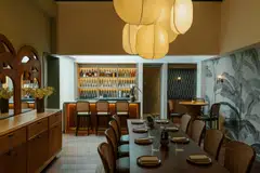 Belimbing's homey, botanical themed interiors.