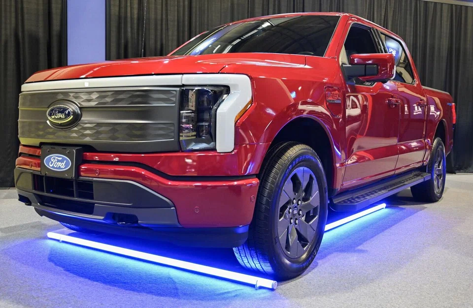 The 2024 Ford F-150 Lightning electric pickup.
