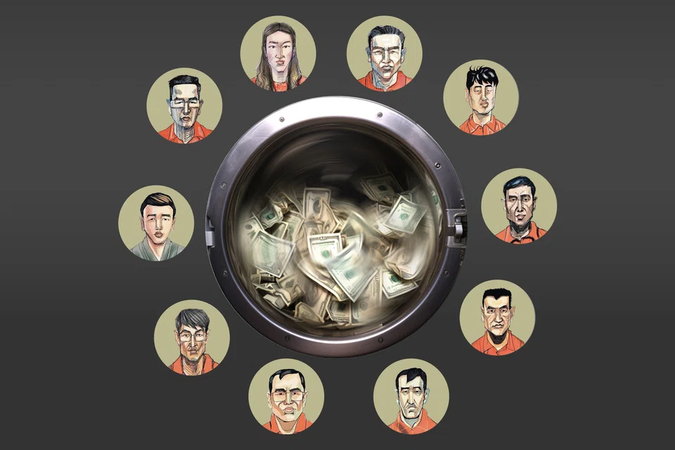 The 10 accused in the case.