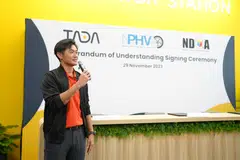 NTUC deputy secretary-general Desmond Tan at the signing of the Memorandum of Understanding on Wednesday (Nov 29). 