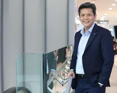 FCT's nine malls serve a catchment of about half the population size of Singapore, says Richard Ng, seen here at the recently revamped Tampines 1.
