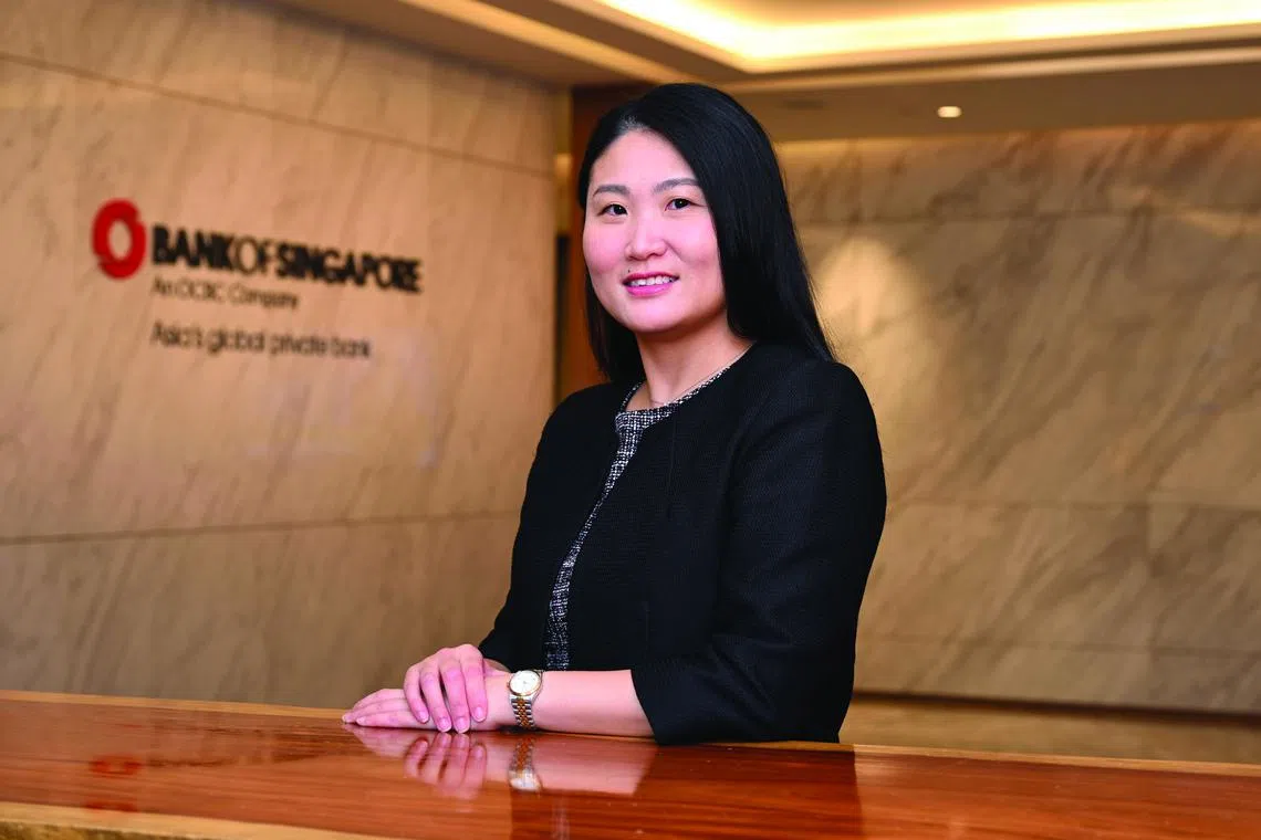 ‘Whole portfolio advisory is also more than just a conversation about asset allocation. It can be about recovering losses or reducing the cost of leverage through the use of derivatives. It can also be about the selection of the right solutions and services for the objective of legacy planning,’ says Vivienne Chia, Bank of Singapore’s global head of the Investment Solutions Group.
