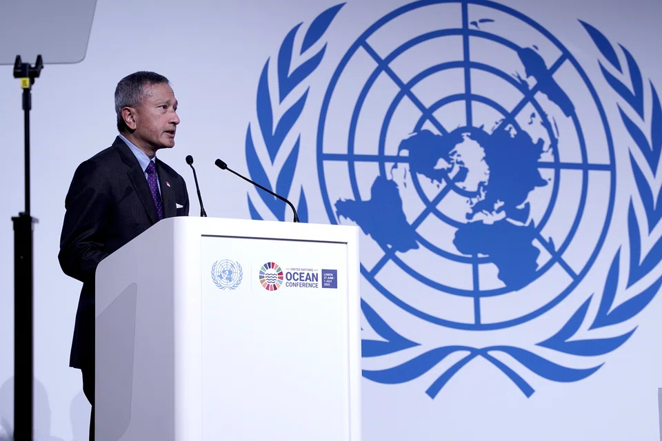 At the recent UN Ocean Conference in Lisbon, Singapore's Minister for Foreign Affairs, Vivian Balakrishnan (above), stressed the need to “urgently scale up actions to collectively protect the ocean, and mitigate the impacts of climate change”.