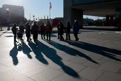 The advance in hiring was led by healthcare, transportation and financial activities. 