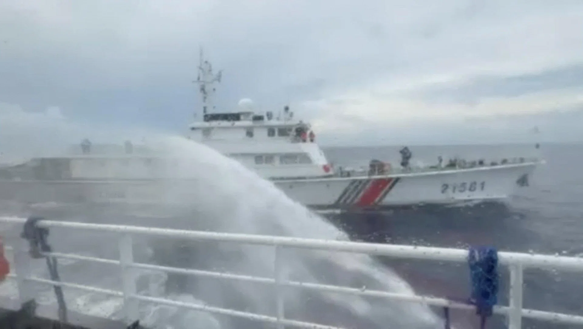 Philippines accuses China of using water cannon on its vessels for a second day in latest South China Sea incident      