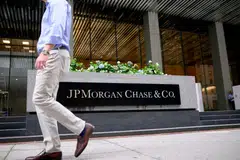 JPMorgan's second-quarter profits came in at US$15 billion, down 17 per cent from the year-ago period when results were boosted by a one-time equity item.