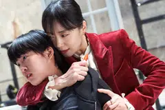 In Kill Boksoon, Jeon Do-yeon (right) stars as a renowned assassin whose professional successes are starkly contrasted against her personal struggles as a single mother. 