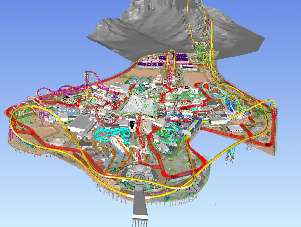 The Six Flags Qiddiya theme park is described as the largest in the world.