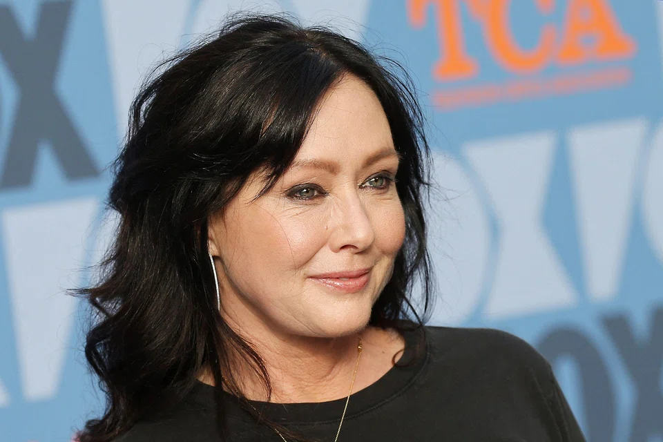 US actress Shannen Doherty attends the FOX Summer TCA 2019 All-Star Party at Fox Studios in Los Angeles, California, August 7, 2019. Doherty passed away at the age of 53 after battling with cancer since 2015. 