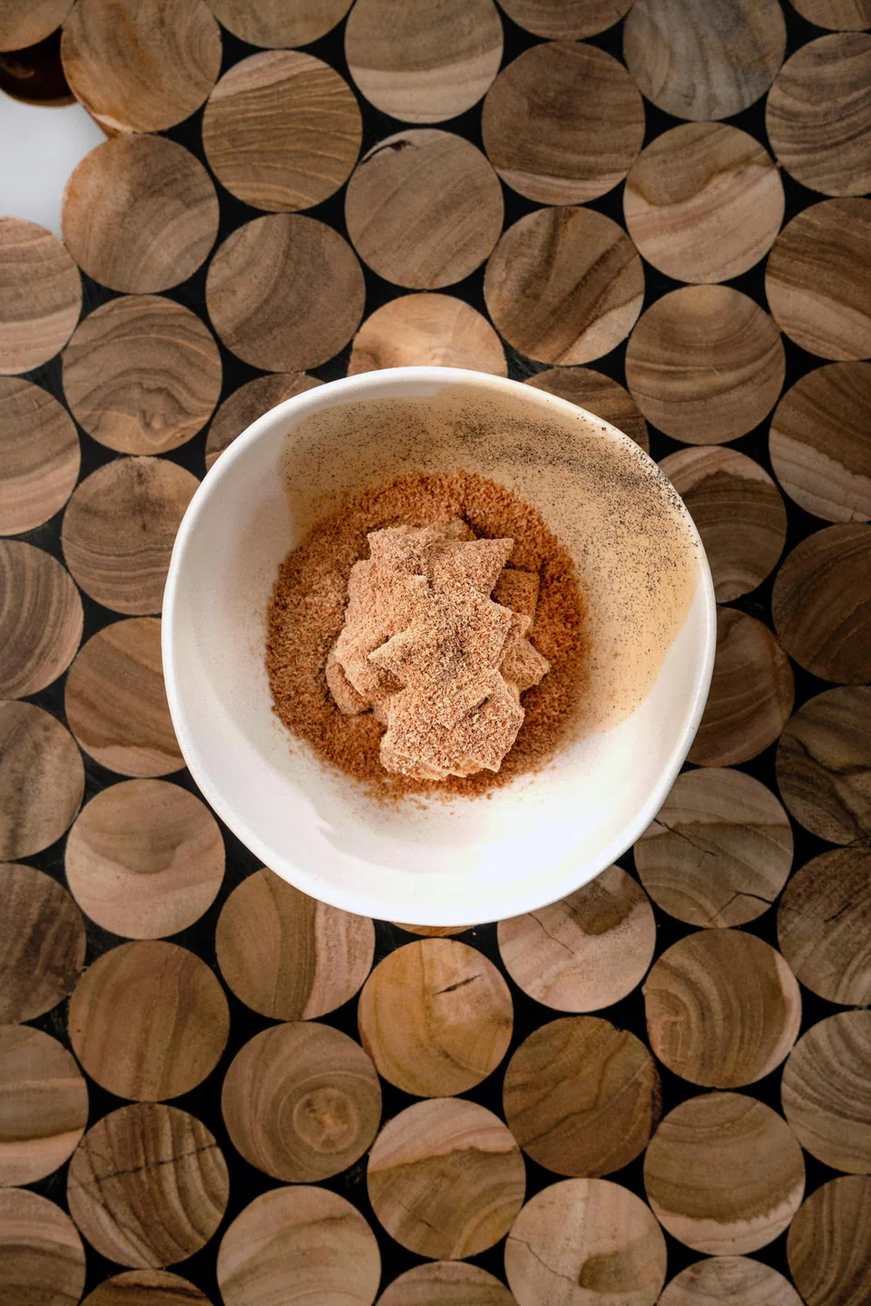 AIR's reincarnated chocolate is a sticky brownie-like cake.