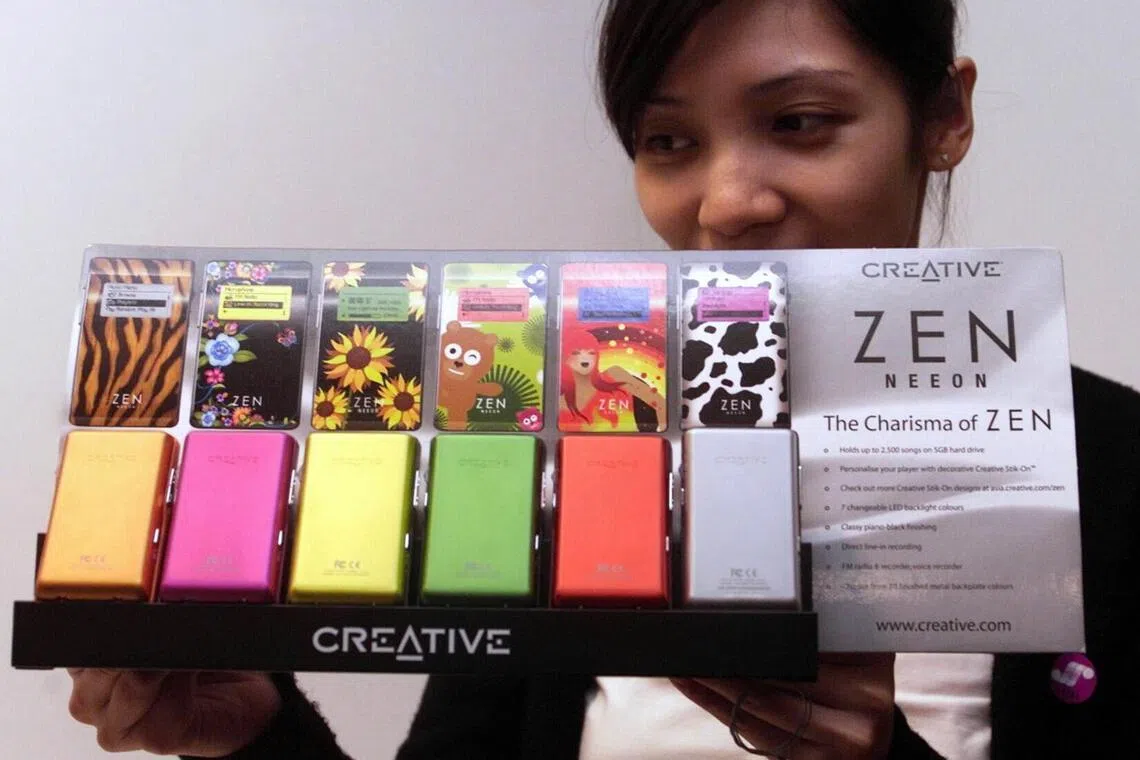 Creative Technology's Zen line of MP3 players once enjoyed a strong foothold in Singapore and Asia.