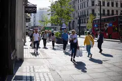 All five measures of British consumer confidence fell this month with views on the economy over the coming year down by 12 points, GfK said.