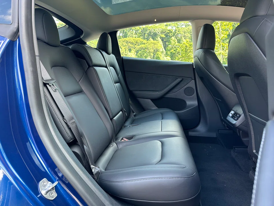 The SUV is stripped down and minimalist inside with a  spacious cabin and a large boot.