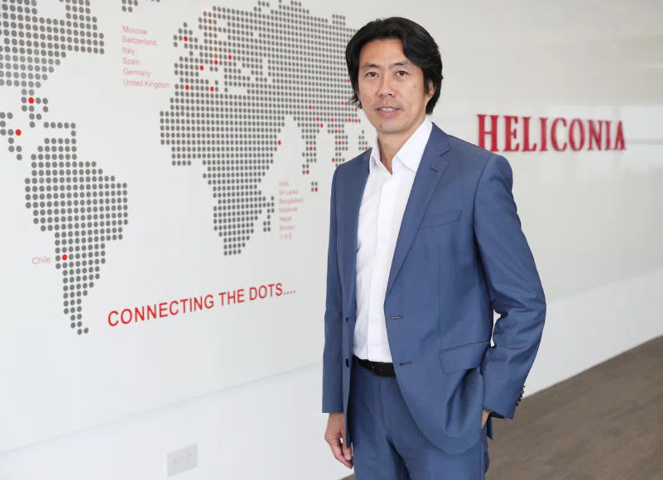 Former Heliconia CEO Derek Lau is listed as a director of the Singapore Sports Hub, as well as the founder of Three2one Holdings.