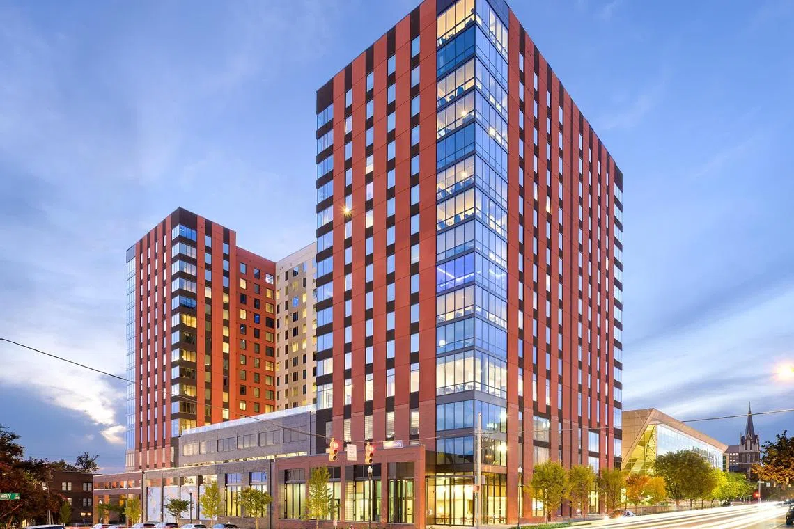 Clas' portfolio includes US student accommodation Standard at Columbia (pictured).