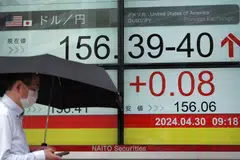 The yen was changing hands at around 155.58 as of 2326 GMT, giving back about half of earlier spike.