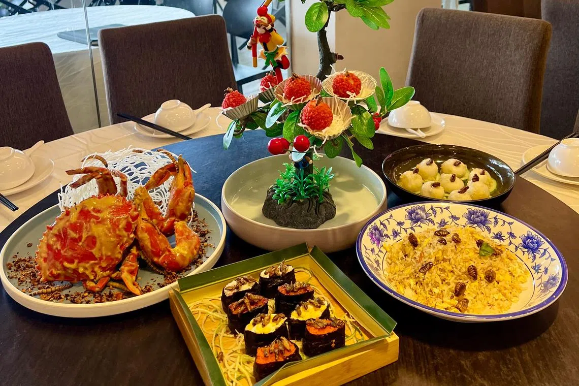 House of Seafood is one restaurant offering insect-incorporated dishes.