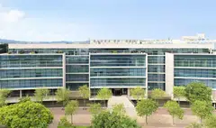 Parc Cugat Green, an office building in Spain, is among IReit Global's assets. 
