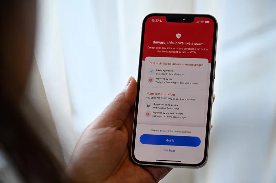 The ScamShield App can identify and alert users to potential scam threats across WhatsApp, Telegram and weblinks.