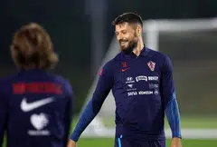 Croatia's Bruno Petkovic during training, Doha, Qatar, Dec 11, 2022.