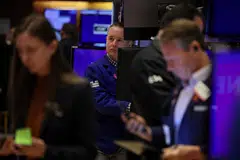 The S&P 500 opened lower by 15.26 points, or 0.36 per cent, at 4,232.42, while the Nasdaq Composite dropped 100.01 points, or 0.76 per cent, to 13,039.86 at the opening bell.