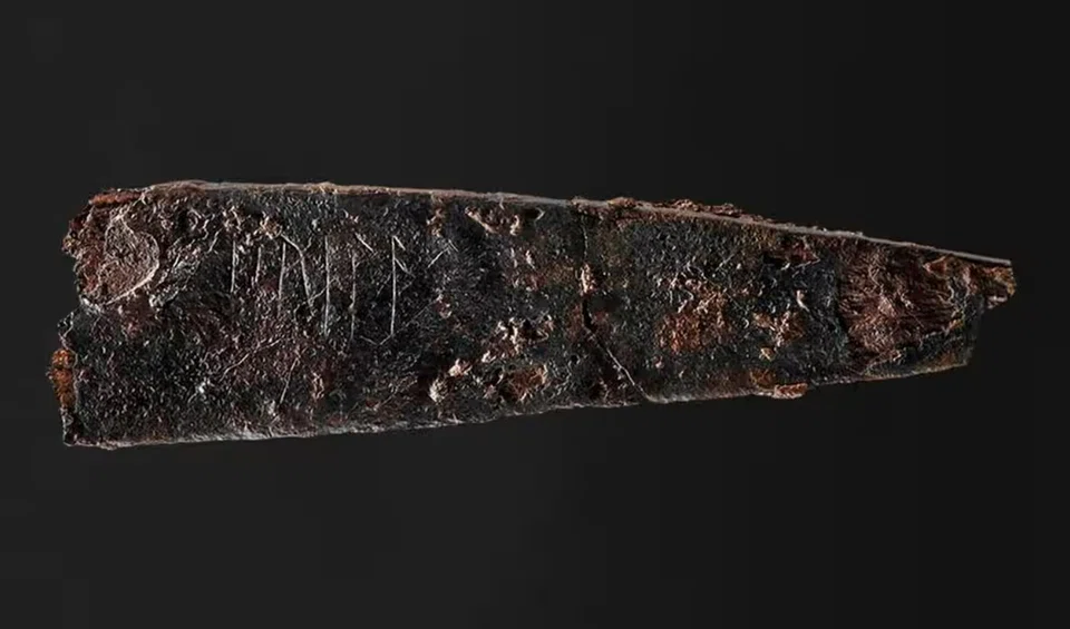 Dating back to around 150 years AD, the iron knife was found in a grave in a small cemetery east of Odense, in central Denmark.
