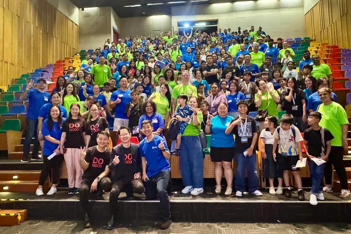 Children from ComLink+ families picked up financial literacy skills at a workshop by Standard Chartered.