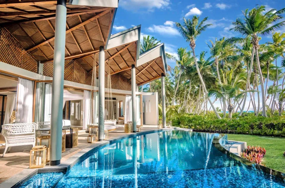 The Waldorf Astoria Seychelles Platte Island is accessible only by private plane. 