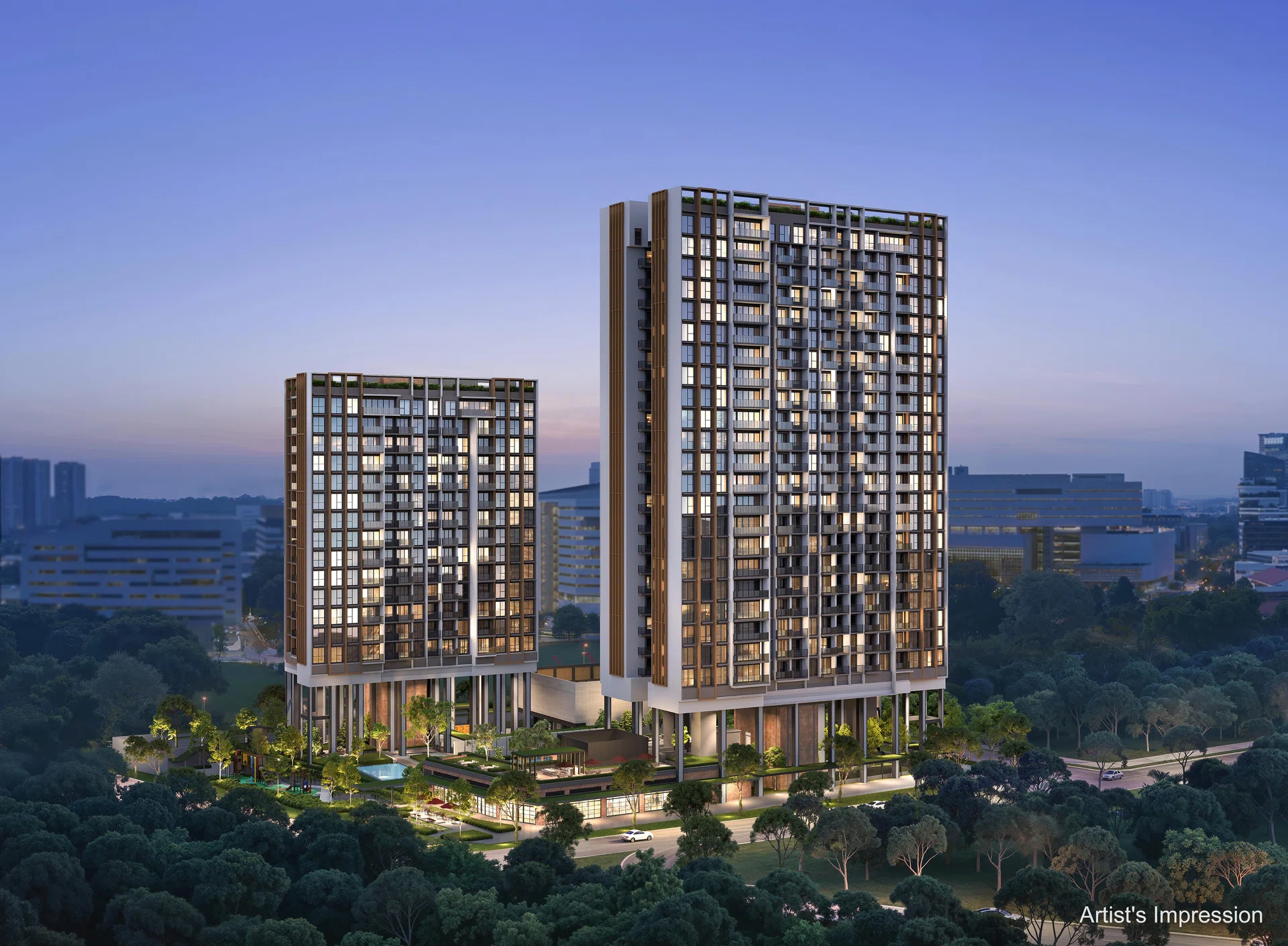 Qingjian venture markets Hudson Place Residences in one-north from over ...