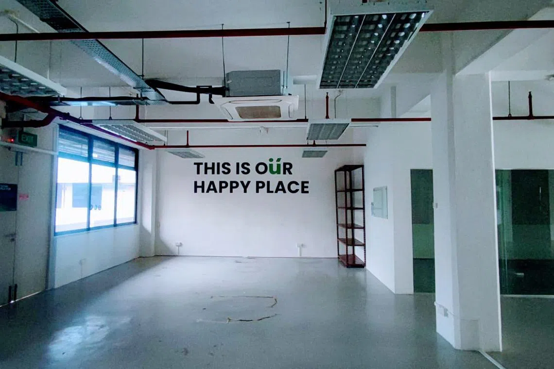 The now-closed office of Singapore car portal UCars at 81 Ayer Rajah Crescent. 