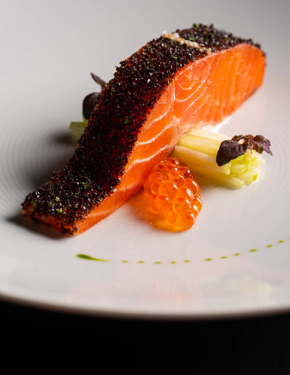 Tetsuya's famous confit of ocean trout.