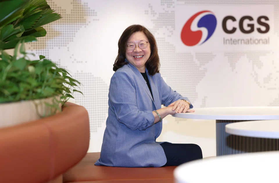 Carol Fong, group CEO of the rebranded CGS International, aims to double the group's revenue to S$700 million by 2030.