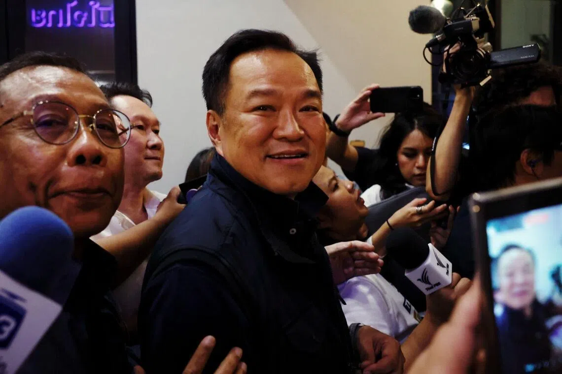 Anutin Charnvirakul says he accepted the trust the people had placed in his party and promised to serve all Thai people.