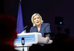 Marine Le Pen’s far-right National Rally and its allies won Sunday’s round with 33 per cent of the vote, according to official results from the interior ministry.