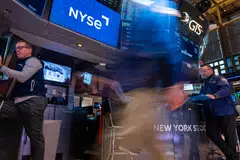 The Dow Jones Industrial Average finished 0.3 per cent higher at 40,227.59 on Monday.