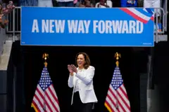 US Vice-President Kamala Harris said in excerpts of a joint CNN interview with running mate Tim Walz that her “values had not changed” on key issues such as immigration and fracking where the Democrat remains vulnerable.