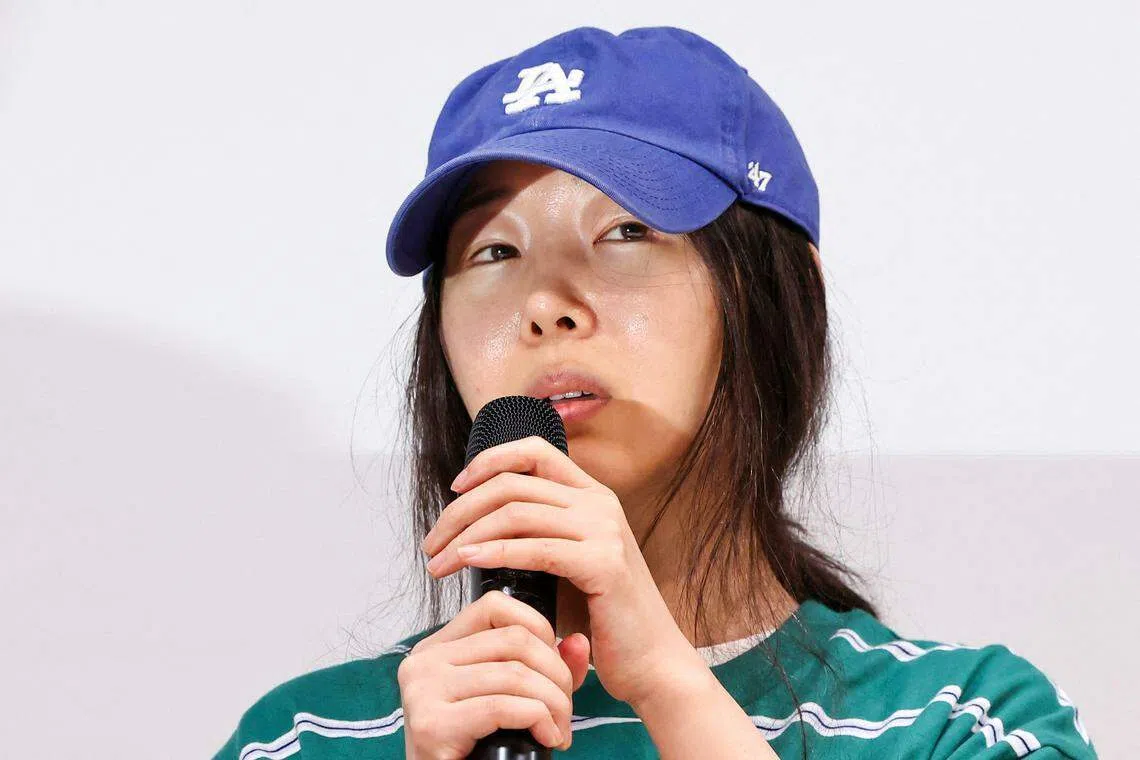 BTS agency, HYBE, said it filed a complaint against Min Hee-jin (above), the chief of its subsidiary label ADOR, which manages mega-popular girl group NewJeans, for breach of trust in business.