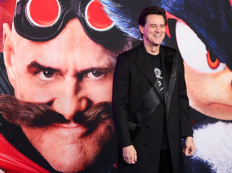 Jim Carrey plays mad scientist Dr Ivo Robotnik.