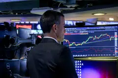 Stocks have rallied in recent weeks on the belief that a peace deal could be on the horizon, with the Nasdaq snapping a streak of 13 straight daily gains on Monday.