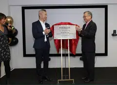 The opening of the new office marks a new chapter for BLOCK71, says Minister for Trade and Industry Gan Kim Yong (right) at its opening ceremony.