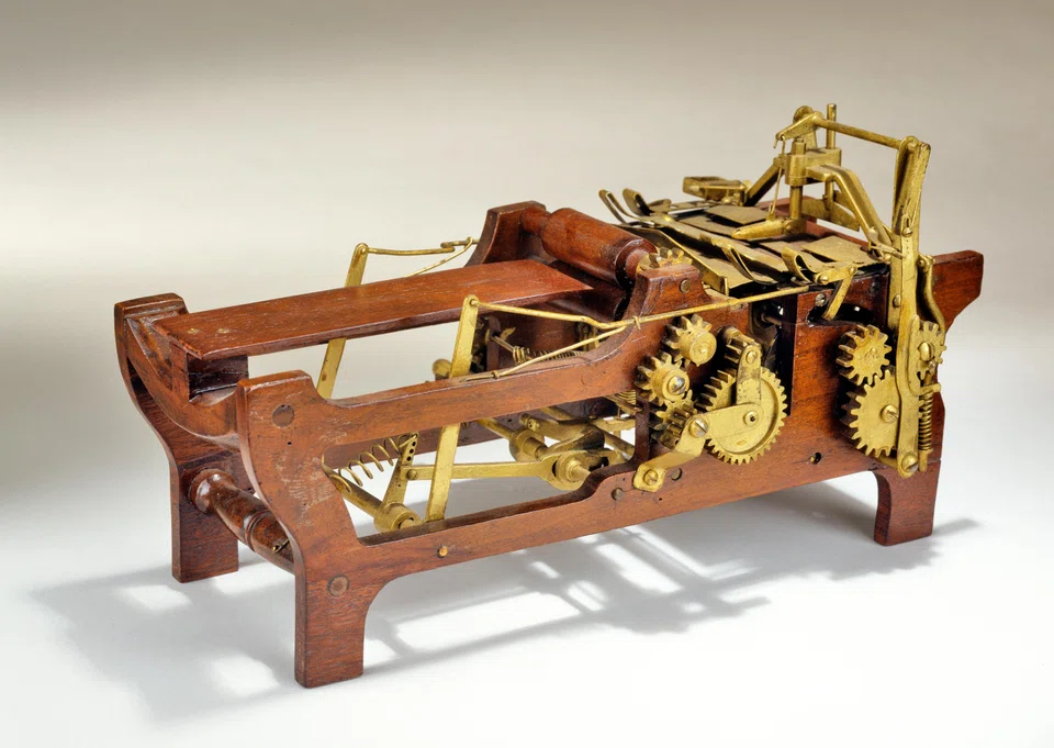 A model of the patented machine is on display at the Smithsonian’s National Museum of American History, and a concept version of the bag has been exhibited at the Museum of Modern Art in New York.