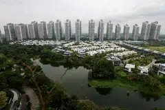Forest City houses fewer than 10,000 people - about 1 per cent of its target.