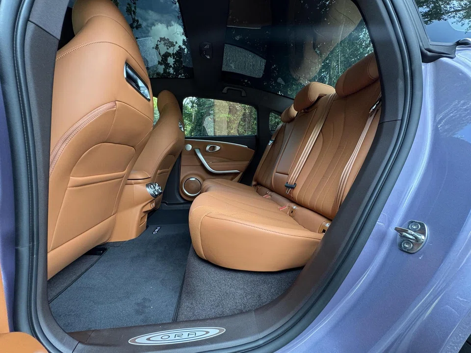 The rear seats are decently spacious, but the boot is small at just 333 litres.