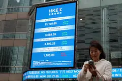 Hong Kong's Hang Seng gained more than one per cent on Friday.
