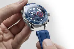 The Omega Seamaster Diver 300M America's Cup Chronograph.